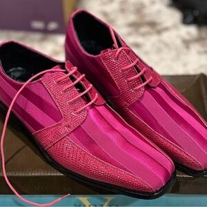 Visonic Fuchsia Men Shoes